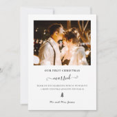 新婚初めてのクリスマス結婚したのMr.And Mrs.Photo シーズンカード (正面)