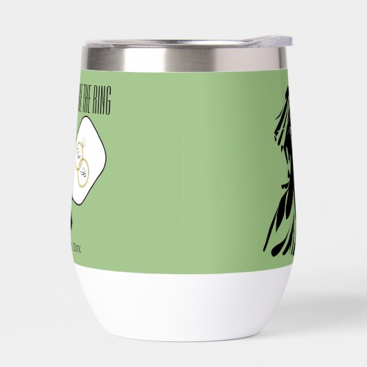 新婚前最後のスイング　リング・ウェディング・ピックルボール・セージ (左面)