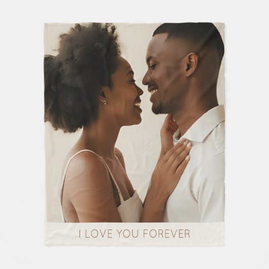新婚夫のためのフリースブランケット 彼氏へのプレゼントアイデア フリースブランケット (正面)