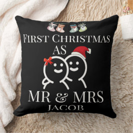新婚夫婦としての初めてのクリスマス クッション