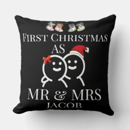 新婚夫婦としての初めてのクリスマス クッション