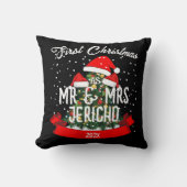 新婚夫婦としての初めてのクリスマス クッション (正面)