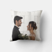 新婚夫婦としての私たちの初めてのクリスマス クッション (裏面)