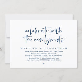 新婚夫婦と一緒にお祝いを, ウェディングエロープメント イン 招待状