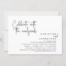 新婚夫婦と一緒にお祝いを, ウェディングエロープメント