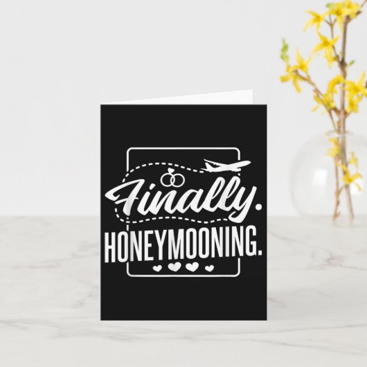 新婚夫婦と新婚夫婦 カード (黄色い花)