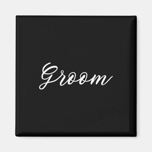 新婚夫婦にぴったり ハネムーン 結婚しました 限定 マグネット (正面)