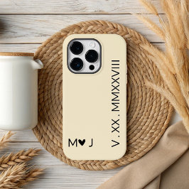 新婚夫婦のためのお揃いのカスタム携帯ケース Case-Mate iPhone 14 PROケース