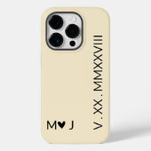 新婚夫婦のためのお揃いのカスタム携帯ケース Case-Mate iPhoneケース (裏面)