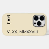 新婚夫婦のためのお揃いのカスタム携帯ケース Case-Mate iPhoneケース (裏面 (横))