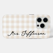 新婚夫婦のためのお揃いiPhoneケースセット、マッチングMrs＆Mr. Case-Mate iPhoneケース (裏面 (横))