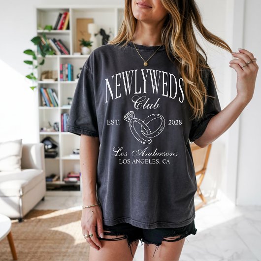 新婚夫婦のためのオーダーメイドシャツ、おそろいのMr.＆Mrs Tee Tシャツ