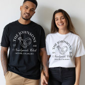 新婚夫婦のためのオーダーメイドハネムーンシャツ(花嫁用) Tシャツ