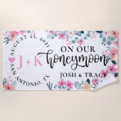 新婚夫婦のためのギフト, ハネムーン, 新婚プレゼント ビーチタオル (正面)