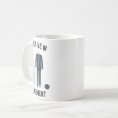 新婚夫婦のための新しい管理 コーヒーマグカップ (正面左)