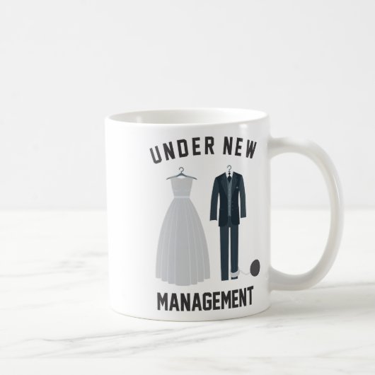 新婚夫婦のための新しい管理 コーヒーマグカップ (右)