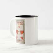 新婚夫婦のベビー ツートーンマグカップ (正面左)