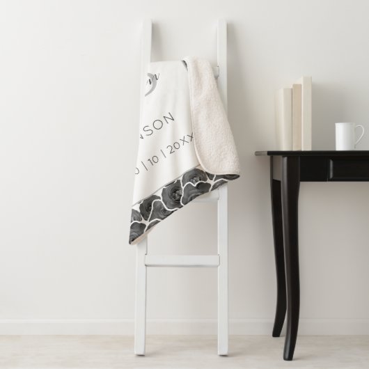 新婚夫婦の贈パーソナライズされたり物 シェルパブランケット (インサイチュ)