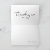 新婚夫婦より　感謝申し上げます サンキューカード (内部)