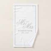 新婚夫婦用のお手拭いセット バスタオルセット (ハンドタオル)