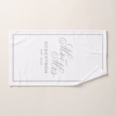 新婚夫婦用のお手拭いセット バスタオルセット (ハンドタオル)