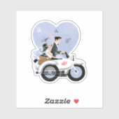 新婚夫婦 シール (シート)