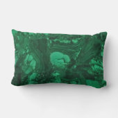 新婚夫婦 ブライトグリーン宝石 ランバークッション (裏面)