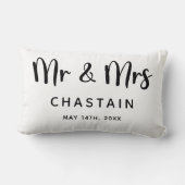 新婚夫婦 ランバークッション (裏面)