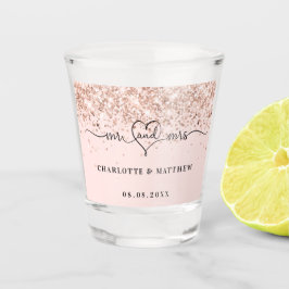 新婚夫婦 ローズゴールド 結婚 ショットグラス