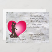 新婚夫婦 招待状 (正面/裏面)