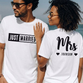 新婚夫婦 Tシャツ