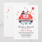 新婚披露宴のご案内 招待状 (正面/裏面)