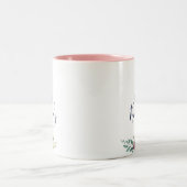 新婚数々の嫁のエレガントフローラ ツートーンマグカップ (中央)