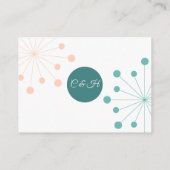 新婚旅結婚行券の贈り物パーソナライズされた依頼  エンクロージャーカード (裏面)