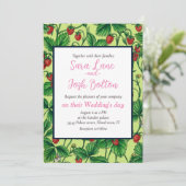 新婚旅行で野生のイチゴ 招待状 (スタンド正面)