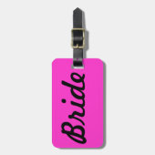 新婚旅行の荷物のラベル ラゲッジタグ (正面縦)