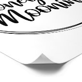 新婚旅行結婚カップル花婿 ポスター (角)