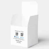 新婚旅行費用 PayPal Venmo QRコード ありがとう フェイバーボックス (オープン)