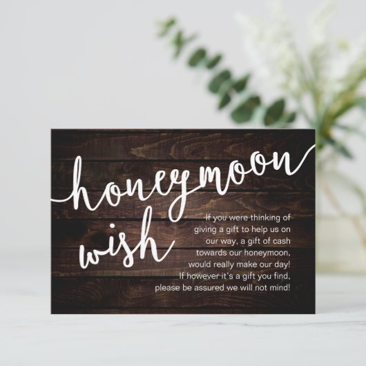 新婚旅行資金 現金基金 についてのメモ ギフトについて エンクロージャーカード (スタンド正面)