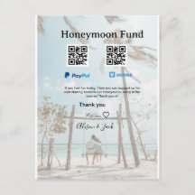 新婚旅行資金 Venmo PayPal 寄付 QR カップル