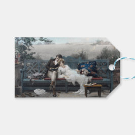 新婚旅行 (夫婦のベンチでのひととき) ギフトタグ