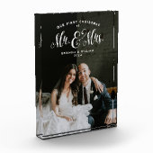 新婚最初のクリスマス　ミスター＆ミセス　写真ブロック フォトブロック (左)