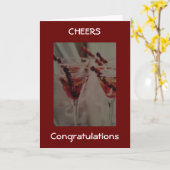 新婚祝いのトースト カード (黄色い花)