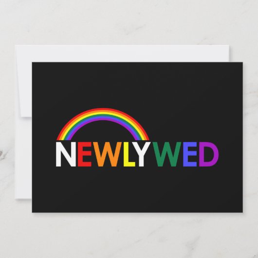 新婚祝い 招待状 (正面)