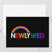 新婚祝い 招待状 (正面/裏面)