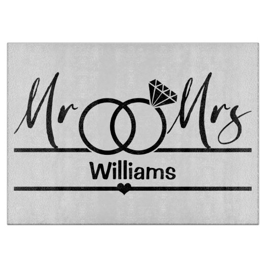 新婚結婚の贈り物引っ越し祝いパーティー カッティングボード (正面)