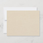 新婚結婚夫婦モノグラム ノートカード (裏面)