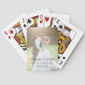 新婚結婚式の引き出物 トランプ (裏面)