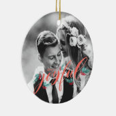 新婚者のためのパーソナライズなオーナメント セラミックオーナメント (右)