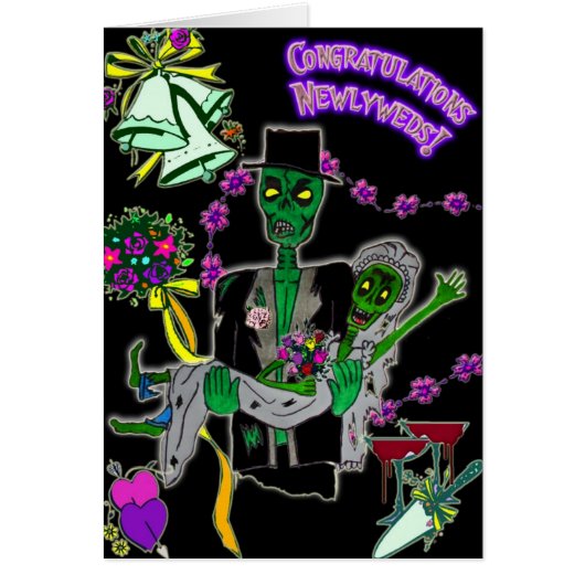 新婚者のゾンビカード (正面)